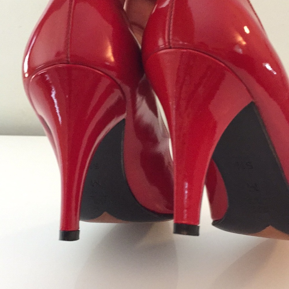 YSL 👠 red patent leather heels size 5.5 - Picture 8 of 12